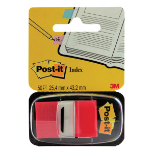 3M70688 3M Post-it Index Tab 25mm Red with Dispenser 680-1 3M70688 3M Post-it Index Tab 25mm Red with Dispenser 680-1