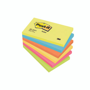 3M87125 Post-it Notes 76 x 127mm Energy Colours Pack 6 655TF 3M87125 Post-it Notes 76 x 127mm Energy Colours Pack 6 655TF