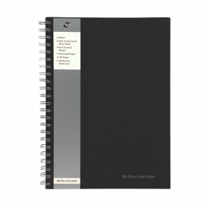 PP00731 Pukka Pad Feint Ruled Wirebound Notebook A4 Pack 5 SBWRULA4 PP00731 Pukka Pad Feint Ruled Wirebound Notebook A4 Pack 5 SBWRULA4