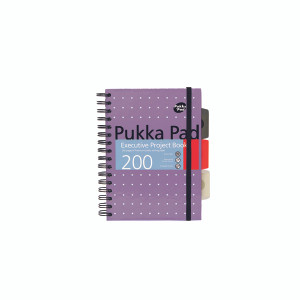 PP16336 Pukka Pad Executive Ruled Wirebound Project Book A5 Pack 3 6336-MET PP16336 Pukka Pad Executive Ruled Wirebound Project Book A5 Pack 3 6336-MET