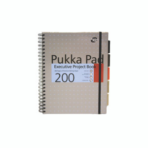PP16970 Pukka Pad Executive Ruled Wirebound Project Book A4 Pack 3 6970-MET PP16970 Pukka Pad Executive Ruled Wirebound Project Book A4 Pack 3 6970-MET
