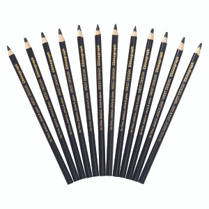 RSCHBK West Design Chinagraph Marking Pencil Black Pack 12 RS525653 RSCHBK West Design Chinagraph Marking Pencil Black Pack 12 RS525653