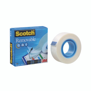 3M66228 Scotch Removable Magic Tape 811 19mm x 33m 8111933