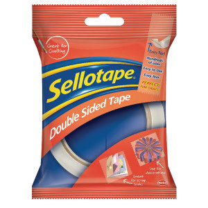 SE2281 Sellotape Double Sided Tape 25mmx33m Pack 6 1447052 SE2281 Sellotape Double Sided Tape 25mmx33m Pack 6 1447052