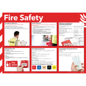 SR11123 Health Safety 420x594mm Fire Safety Poster FA601 SR11123 Health Safety 420x594mm Fire Safety Poster FA601