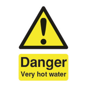 SR11195 Safety Sign Danger Very Hot Water 75x50mm Self-Adhesive HA17343S SR11195 Safety Sign Danger Very Hot Water 75x50mm Self-Adhesive HA17343S