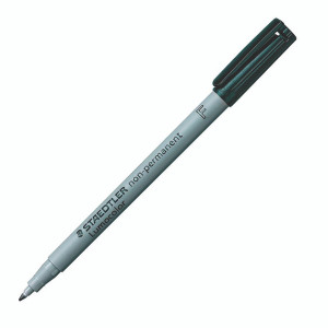 ST33212 Staedtler Lumocolour Pen Non-Permanent Fine Black Pack 10 316-9