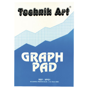 CH21021 Clairefontaine Technik Art 1 5 10mm Graph Pad 40 Leaf XPG1 CH21021 Clairefontaine Technik Art 1 5 10mm Graph Pad 40 Leaf XPG1