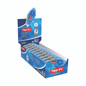 TX27717 Tipp-Ex Soft Grip Correction Tape Pack 10 895933