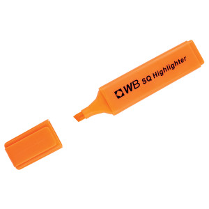 WX01115 Orange Hi-Glo Highlighter Pack 10 HI2717 819135