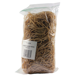 WX10533 Size 24 Rubber Bands Pack 454g WX10533 Size 24 Rubber Bands Pack 454g