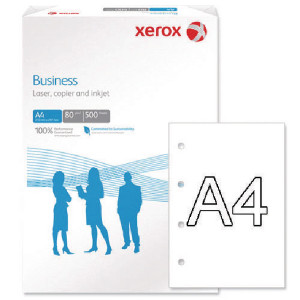 XX91823 Xerox Business 4 Hole Punched A4 Paper 80gsm White Ream Pack 500 003R91823 XX91823 Xerox Business 4 Hole Punched A4 Paper 80gsm White Ream Pack 500 003R91823
