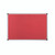 BQ35546 Bi-Office Aluminium Trim Felt Noticeboard 1200x900mm Red FA0546170