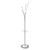 ALB14293 Alba Festival Coat Stand Silver White - High capacity coat stand with umbrella holder PMFESTY2BC
