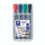 ST35614 Staedtler Flipchart Marker Assorted Pack 4 356 WP4