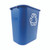 Rubbermaid Medium Recycling Wastebasket 26 Litre Blue FG295673BLUE