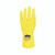 Shield Rubber Household Gloves 0.33mm 30cm Pairs Yellow (Pack of 12) GR03Y12