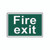 SPT13613 Spectrum Industrial Fire Exit Text S A PVC Sign 300x200mm 1502