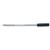 5 Star Ball Pen Medium 1mm Tip 0.7mm Line Clear Barrel Black (Pack of 20) 938643