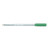 5 Star Ball Pen Medium 1mm Tip 0.7mm Line Clear Barrel Green (Pack of 20) 939915