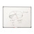 5 Star Drywipe Non-Magnetic Board with Fixing Kit and Detachable Pen Tray 600x450mm 481277