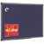 BQ44316 Bi-Office Felt Noticeboard 1200x900mm Blue FB1443186
