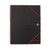JDH66071 Black n Red Wirebound Polypropylene Meeting Book 160 Pages A4 Pack 5 100104323