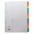 JT01601 Concord Index 1-15 A4 White with Multicoloured Mylar Tabs 01601 CS16