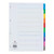 JTCS8 Concord Reinforced Divider 10-Part A4 Multicoloured Tabs 00801 CS8