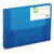 KF02307 Q-Connect Elasticated Folder 25mm A4 Blue Suitable both A4 Foolscap documents KF02307