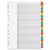 KF01522 Q-Connect 1-31 Index Multi-punched Reinforced Board Multi-Colour Numbered Tabs A4 White KF01522