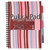 PP00658 Pukka Pad Stripes Wirebound Hardback Project Notebook 250 Pages A4 Blue Pink Pack 3 CBPROBA4