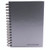 PP00145 Pukka Pad Silver Ruled Wirebound Notebook 160 Pages A5 Pack 5 WRULA5