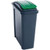 SBY28519 VFM Recycling Bin With Lid 25 Litre Green Dimensions W190 x D510 x H400mm 384284