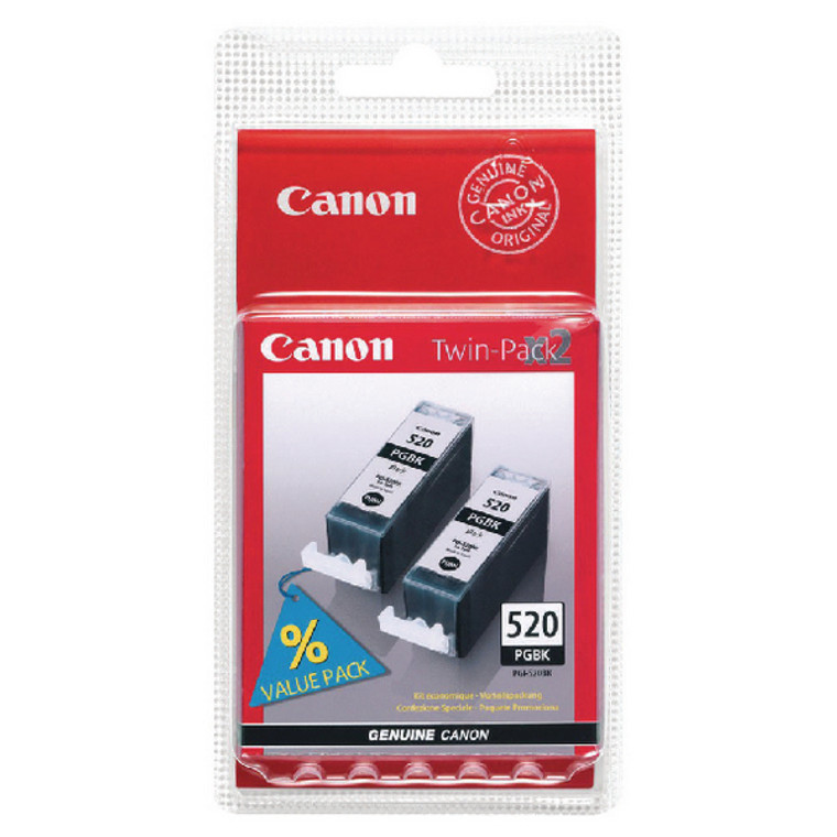2932B012 Canon 2932B012 PGI-520 PGBK Black Ink Cartridge