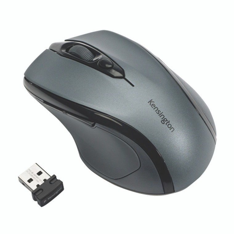 AC72423 Kensington Pro Fit Mid-Size USB Wireless Mouse Grey K72423WW