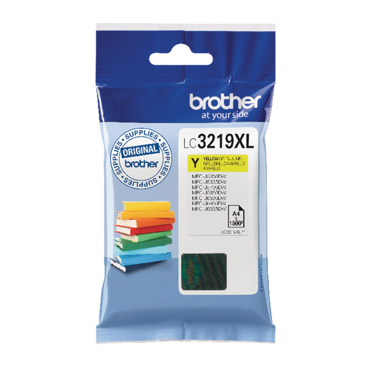 LC3219XLY Brother LC-3219 XL Y Yellow Ink Cartridge High Capacity