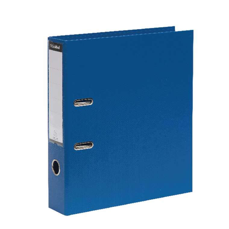 GH25542 Exacompta Guildhall 70mm Lever Arch File A4 Blue Pack 10 222 2001Z