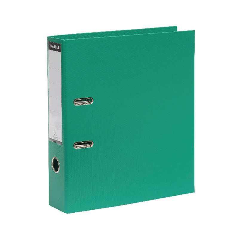 GH25544 Exacompta Guildhall 70mm Lever Arch File A4 Green Pack 10 222 2003Z