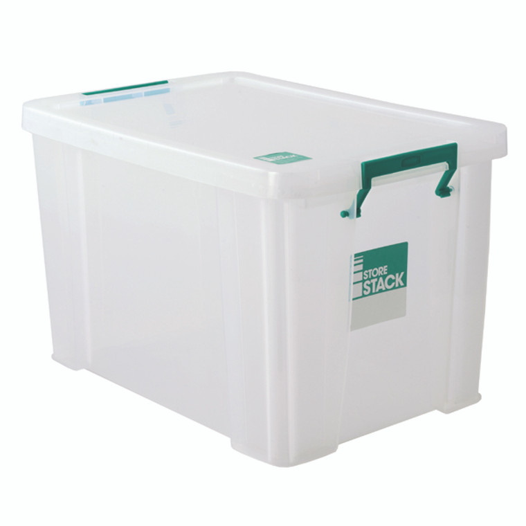 RB00816 StoreStack Clear 2 6 Litre Storage Box W240 x D130 x H140mm RB00816