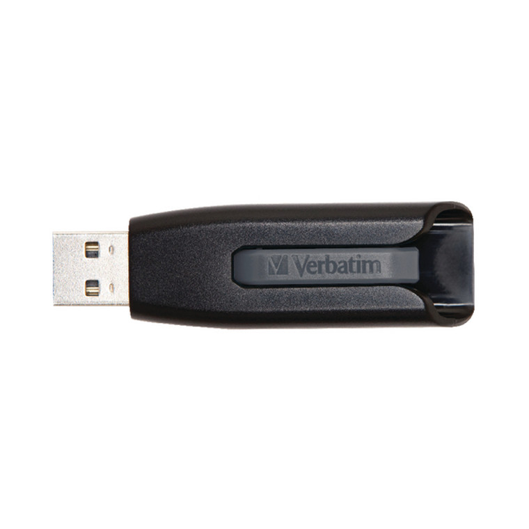 VM49174 Verbatim Store n Go V3 USB 3 0 Flash Drive 64GB Black 49174