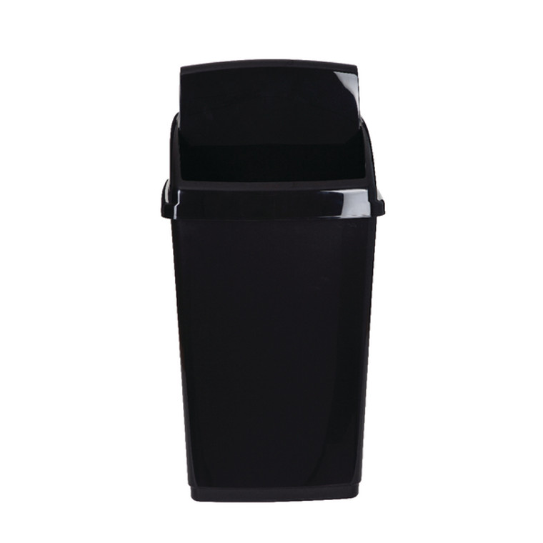 2W810011 2Work Swing Top Bin 30 Litre Black 2W810011