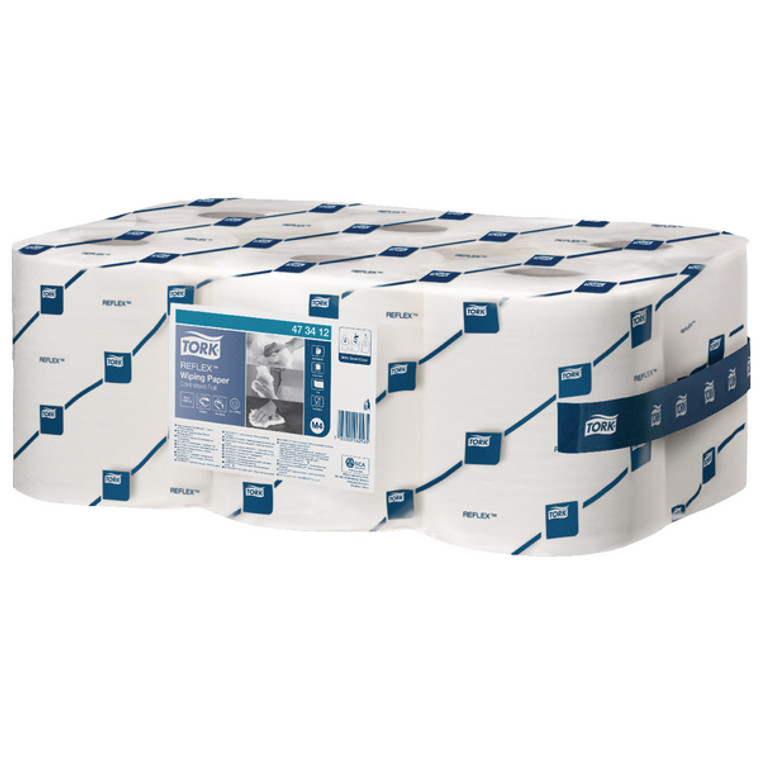 SCA06256 Tork Reflex M4 Centrefeed Wiping Paper 1-Ply 114m Pack 6 473412