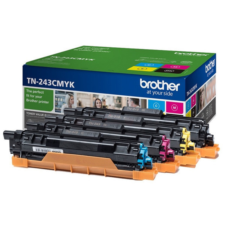 TN243CMYK Brother TN-243 BK C M Y TN-243BK TN-243C TN-243M TN-243Y Multipack 4 Toners