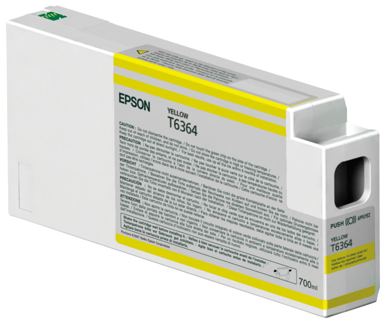 C13T636400 Epson C13T636400 T6364 Yellow Ink Cartridge 700ml