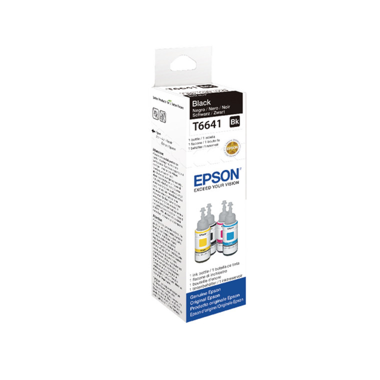 C13T664140 Epson C13T664140 T6641 Black Ink Bottle