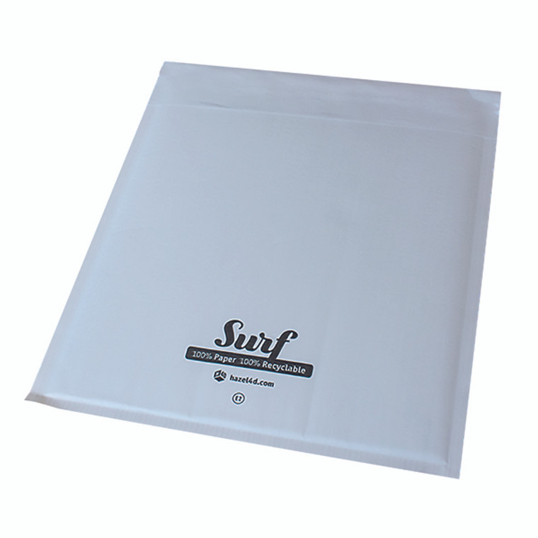 PB80012 GoSecure Size D1 Surf Paper Mailer 180mmx265mm White Pack 200 SURFD1