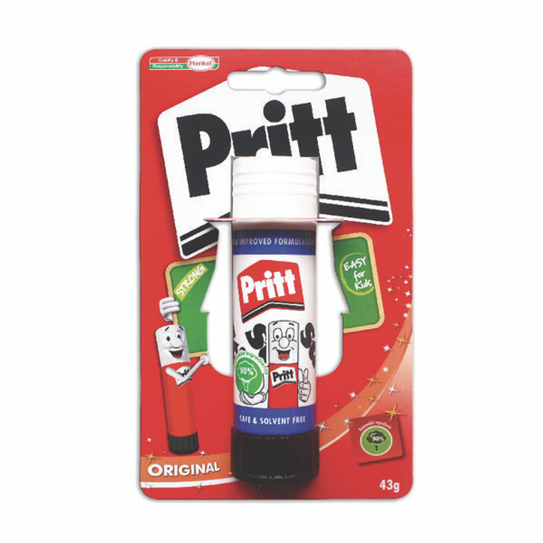 HK22352 Pritt Stick Large 43G Glue Stick Pack 12 1456075