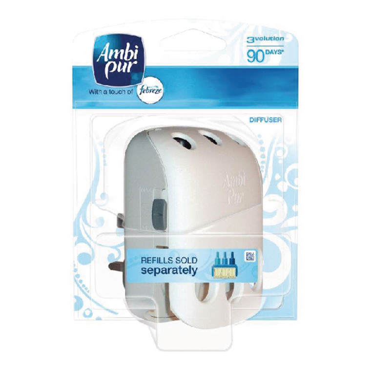 PX37940 Ambi Pur 3volution Plug-In Lasts up 90 days with 3 alternating fragrances 81406690