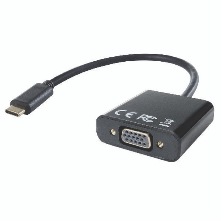 GR02624 Connekt Gear USB Type C VGA Adapter 26-0400